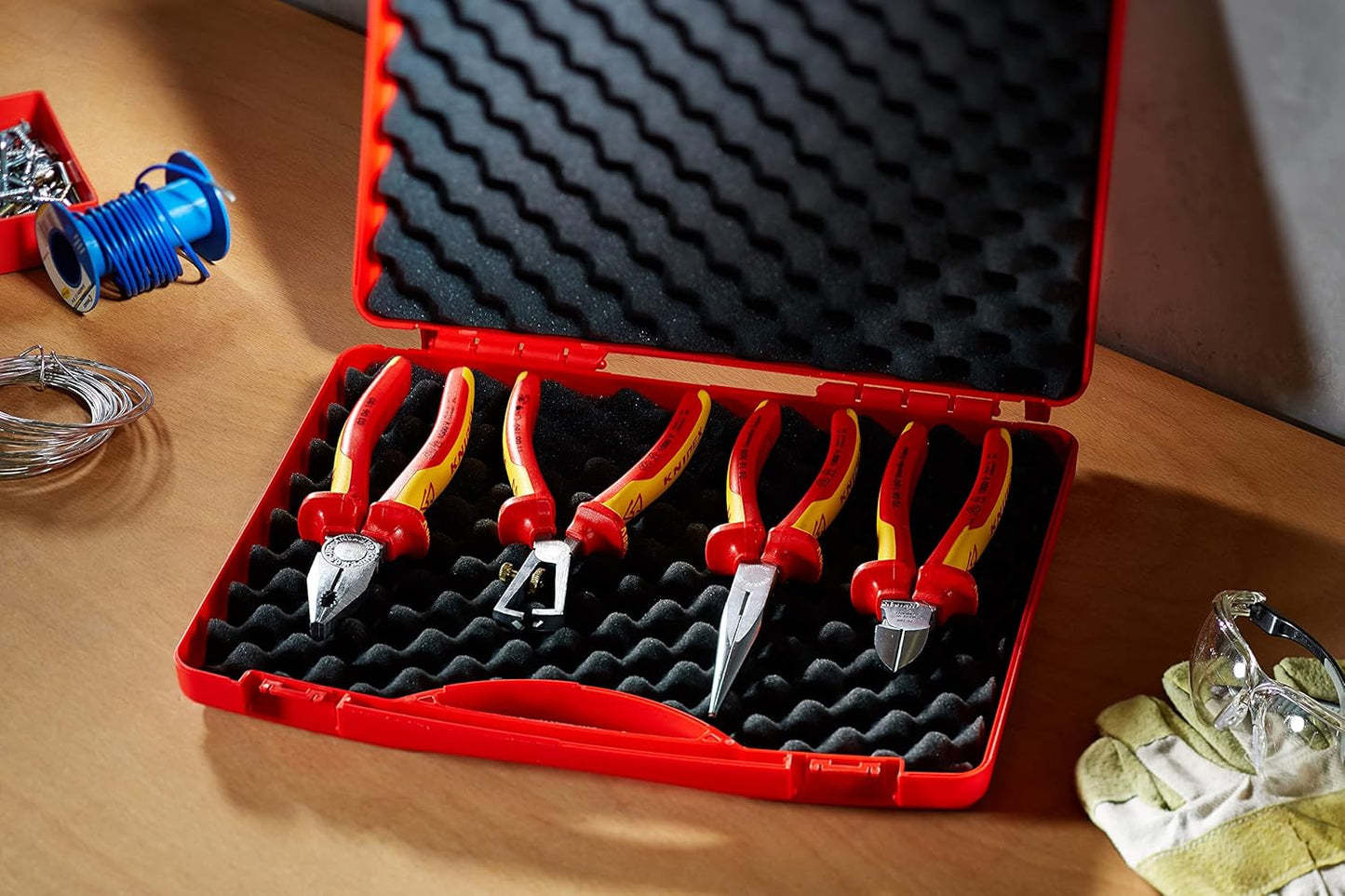 Knipex 00 20 15 1000V Insulated Compact Box 4 Pieces Set