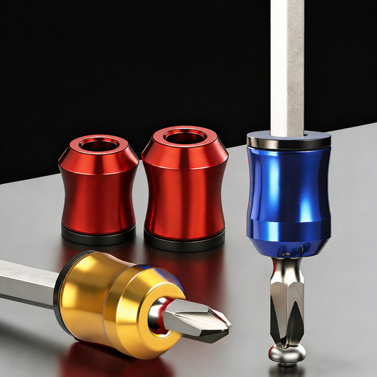 Elevate Your DIY Projects with the Strong Magnetic Screw Ring - 1/4 Inch Universal Magnetic Screw Holder (2 Pcs)