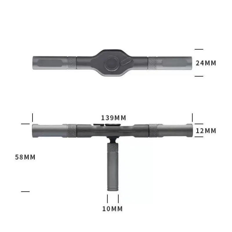 24-In-1 Multifunction Ratchet Screwdriver Magnetic Bits Mini Repair Tool Kit 
