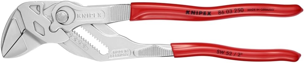 KNIPEX Tools - 3 Piece Pliers Wrench Set (6, 7, 10) (9K008045US), Red