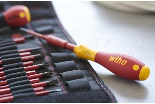 Wiha slimVario 1000V Screwdriver and Bit 18-Piece Set, Assorted