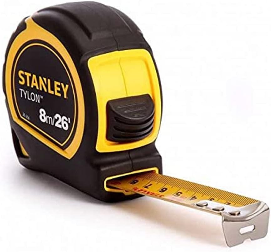Stanley Tylon Tape, 8 Metre Length x 26 Width