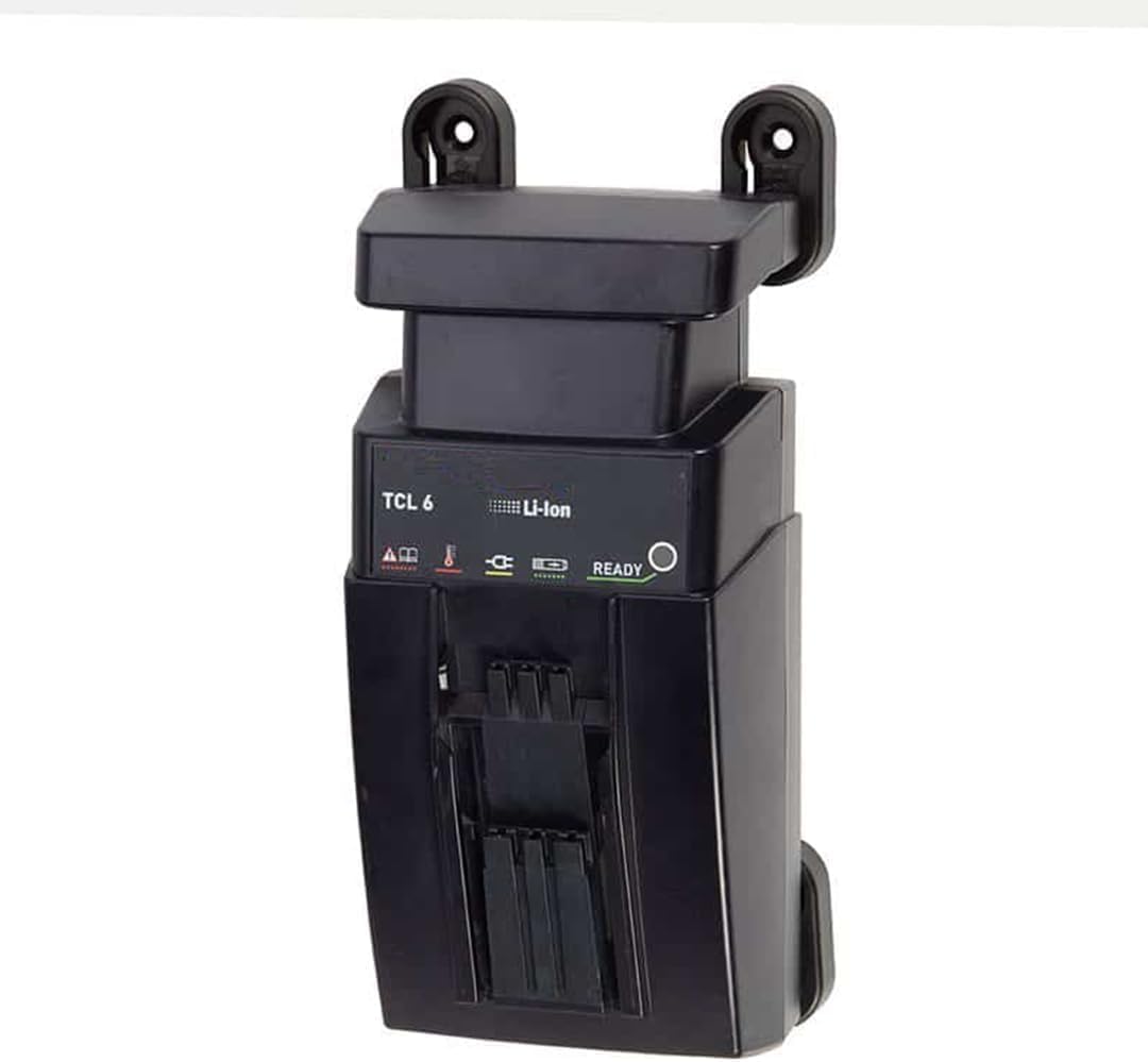 Universal Charger Mount - Power Tool Charger Holder - Universal Charger Wall Mount - Battery Charger Mount - Compatible with DeWalt, Milwaukee, Makita, & More - Injection Molded ABS Plastic