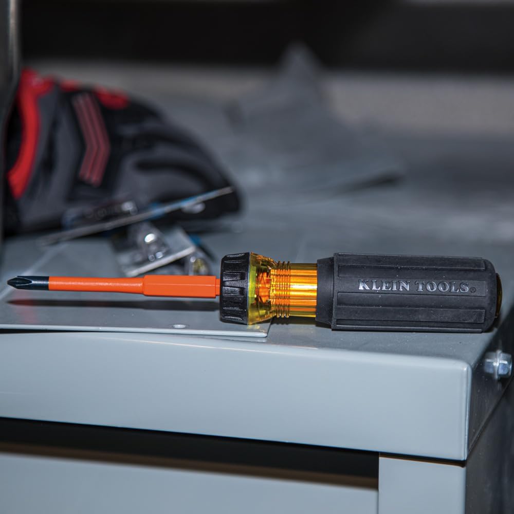 Klein Tools 8-in-1 Insulated Interchangeable Screwdriver Set