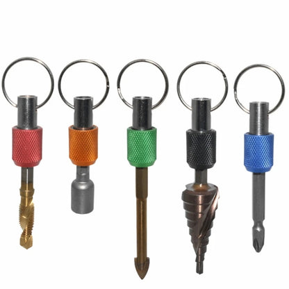 Versatile 1/4 Inch Hex Shank Screwdriver Bits Holder Extension Bar - 5 to 10 Piece Keychain Adapter for Effortless Drill Changes