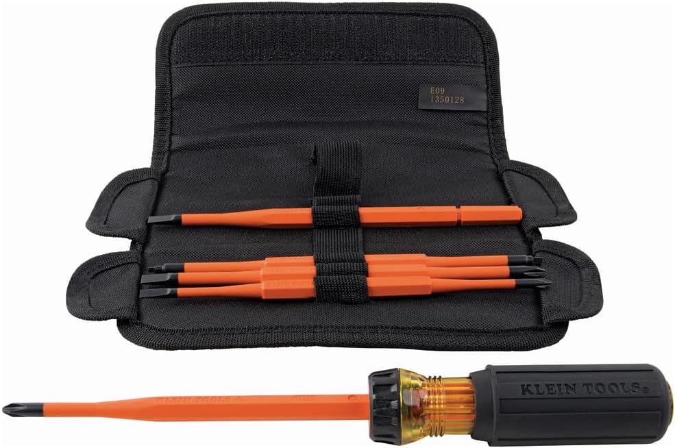 Klein Tools 8-in-1 Insulated Interchangeable Screwdriver Set