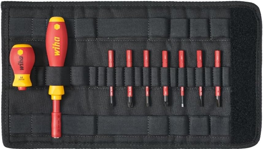 Wiha slimVario 1000V Screwdriver and Bit 18-Piece Set, Assorted