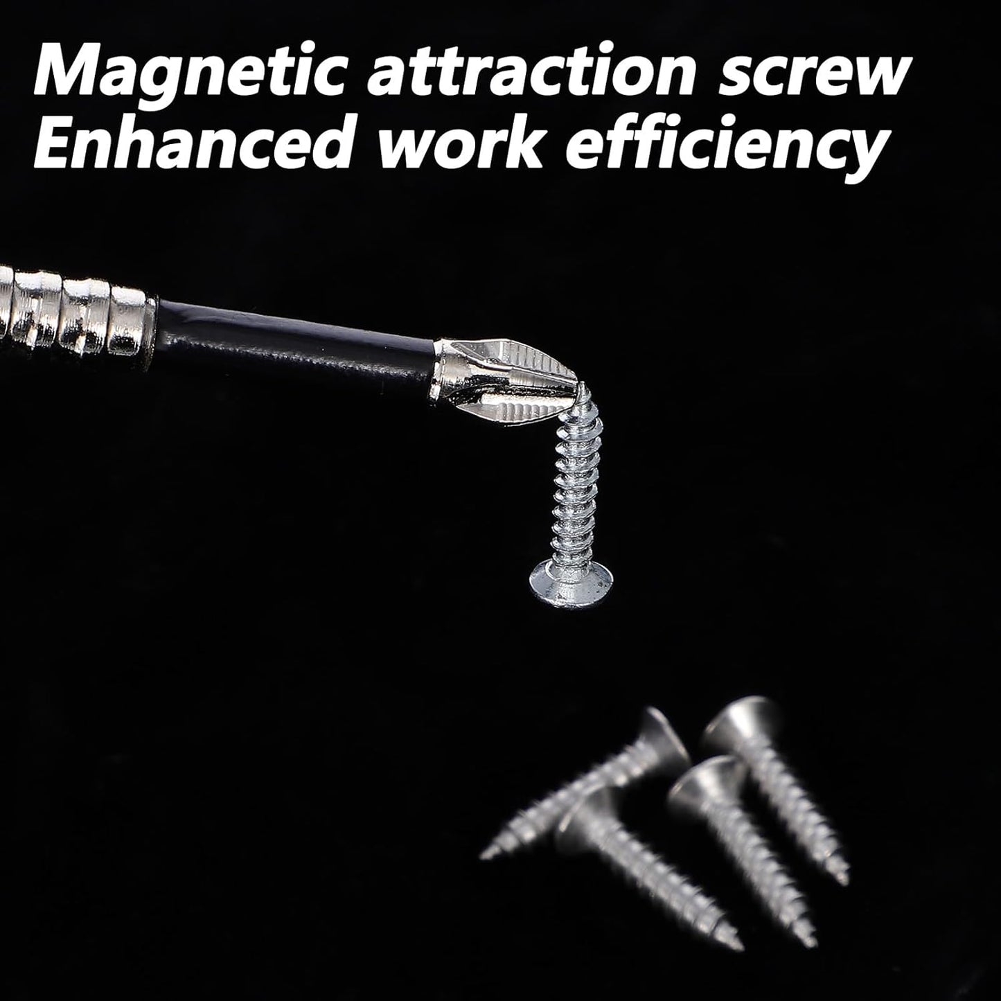 6Pcs Fixion Tools Drill Bits High Magnetic Screwdriver Drill Bit Set Anti Slip Bits for Drills K5 Impact Resistant Screwdriver Bit