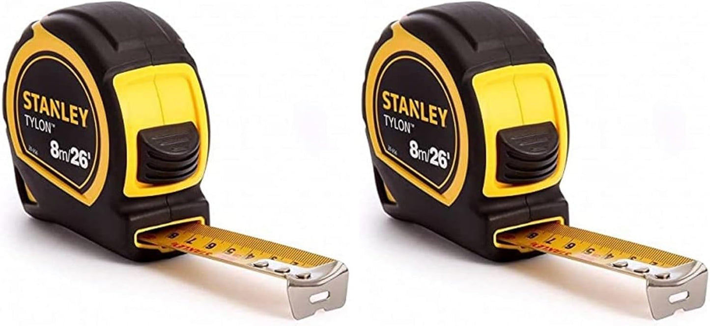 Stanley Tylon Tape, 8 Metre Length x 26 Width