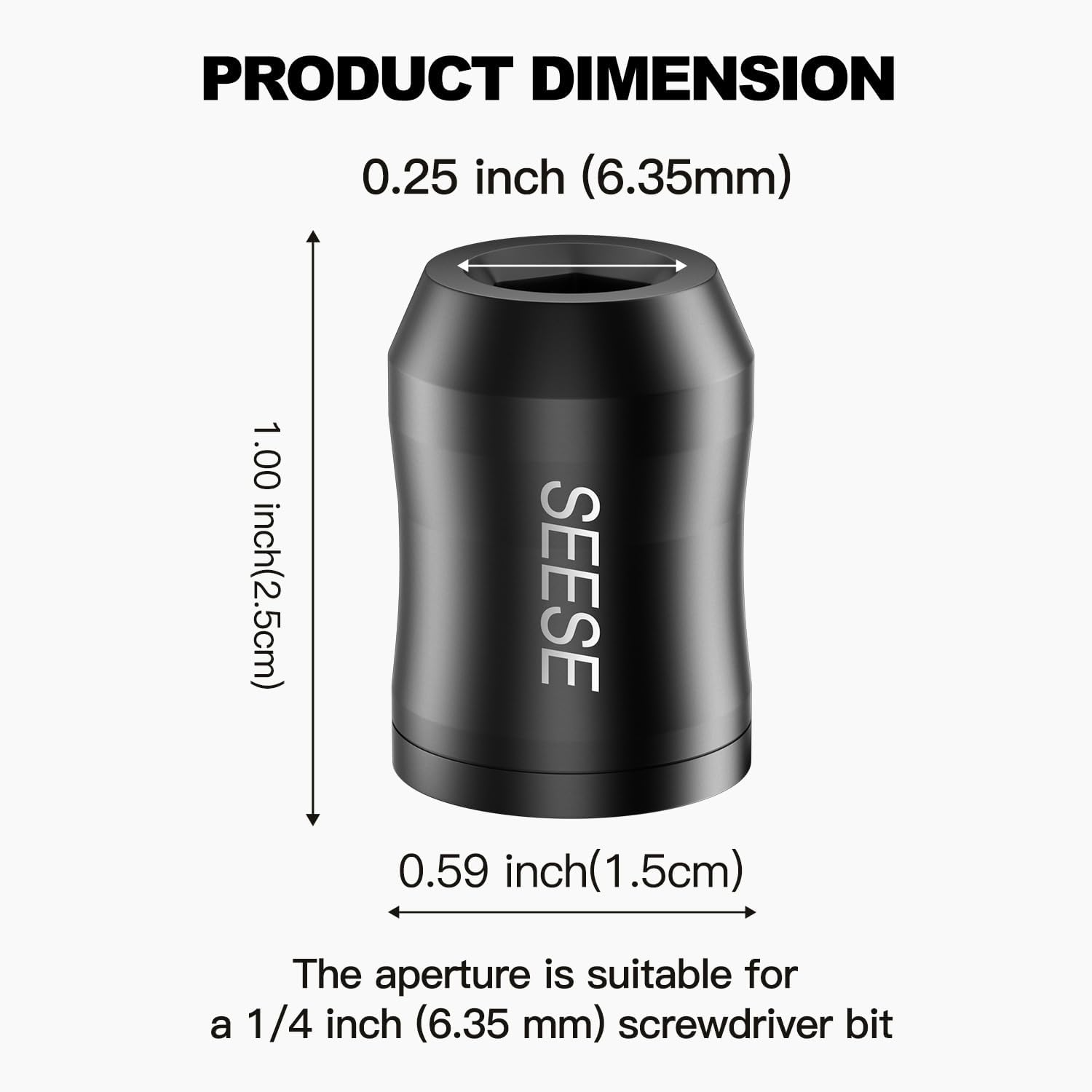 Elevate Your DIY Projects with the Strong Magnetic Screw Ring - 1/4 Inch Universal Magnetic Screw Holder (2 Pcs)