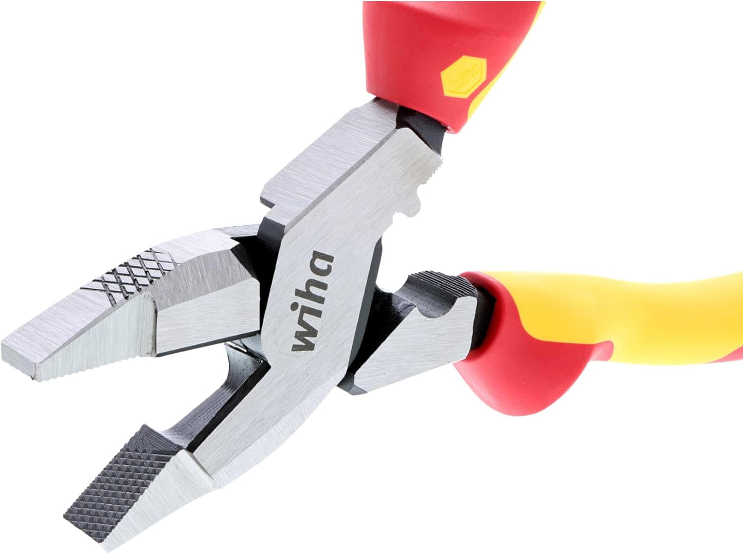 Wiha 32948 Insulated Industrial NE Style Lineman’s Pliers with Crimpers 9.5"