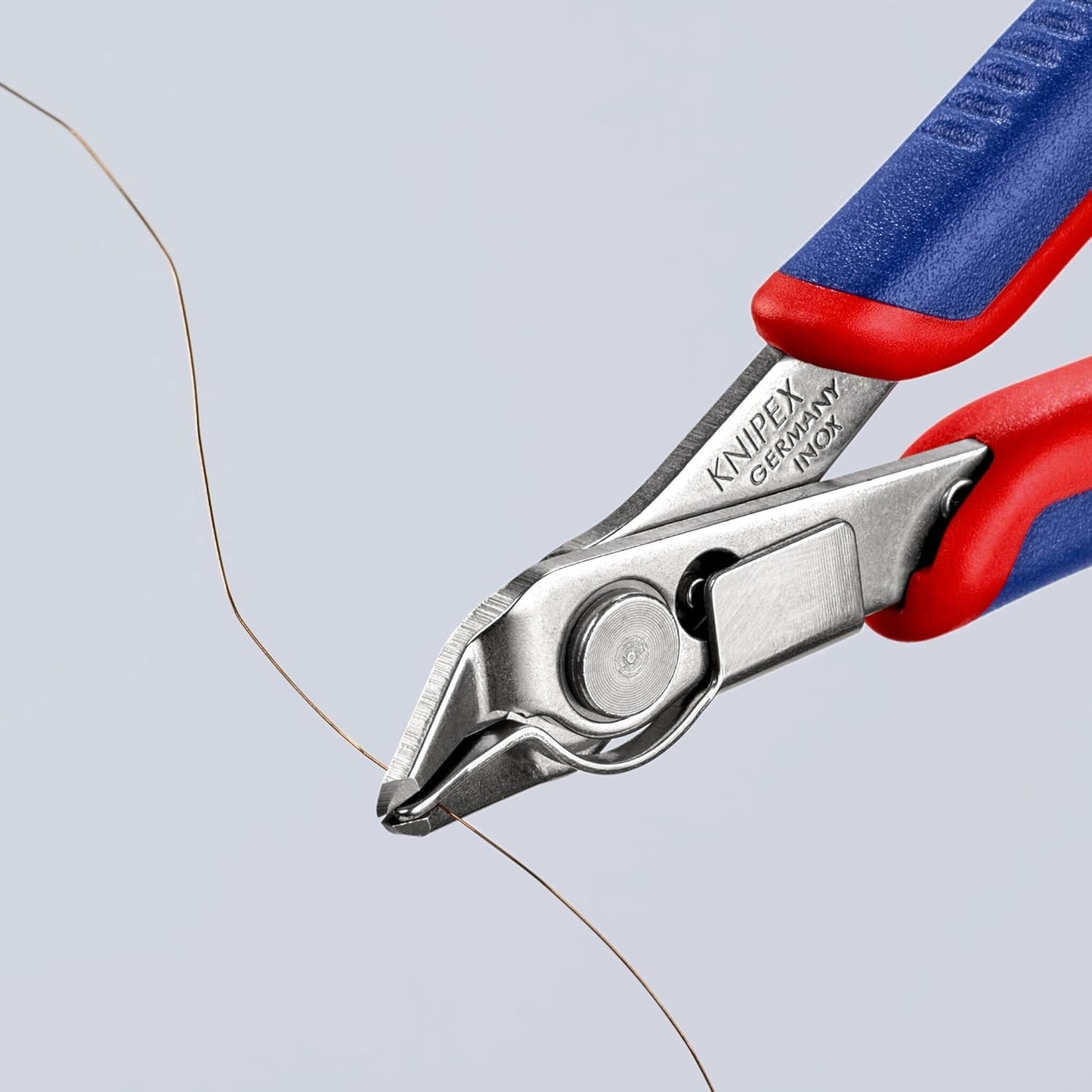 Knipex 78 06 125 SB Electronic Super Knips VDE Insulated with Multi-Component Grips, 125 mm Length