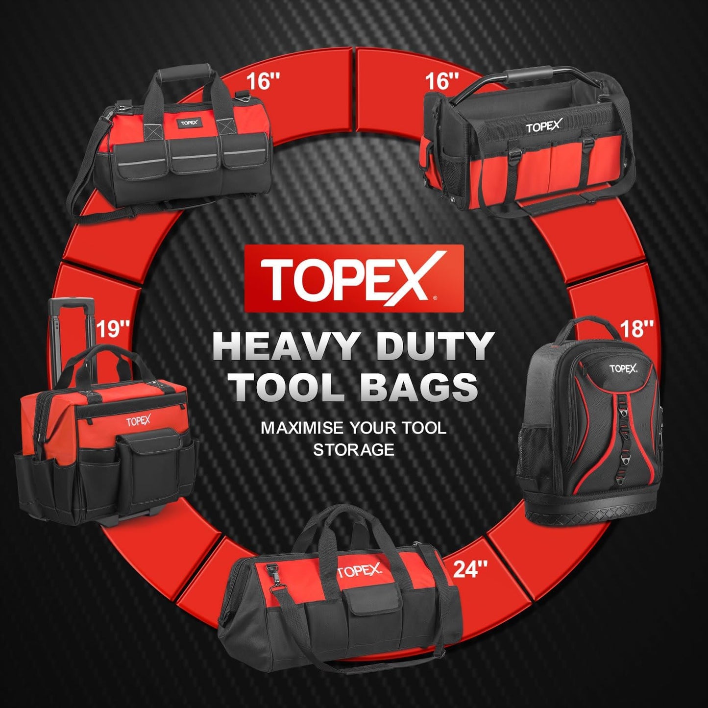 TOPEX 24 Inch Tool Bag
