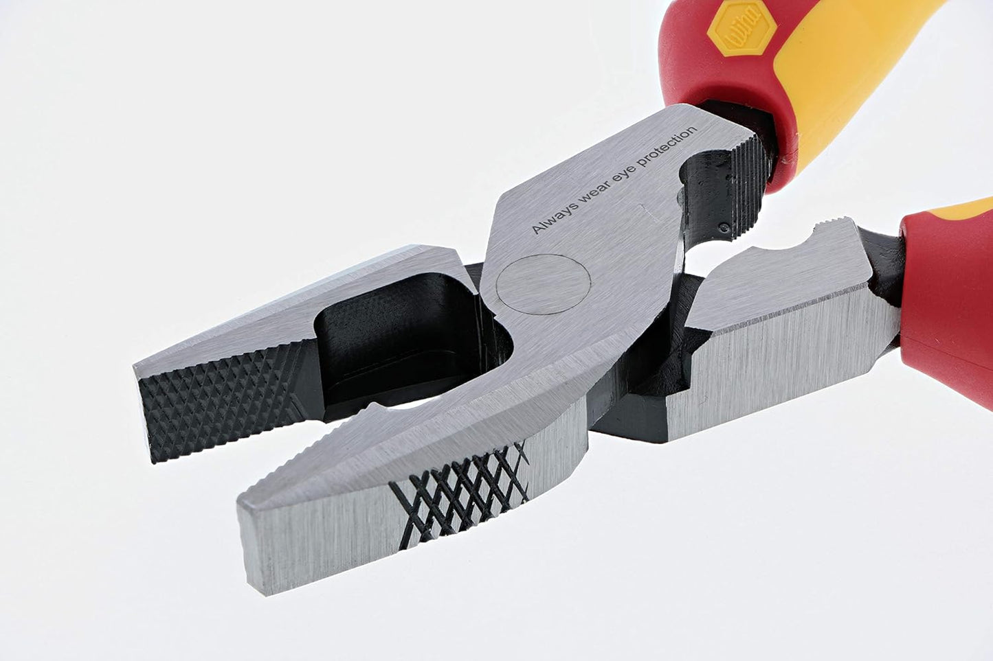 Wiha 32948 Insulated Industrial NE Style Lineman’s Pliers with Crimpers 9.5"