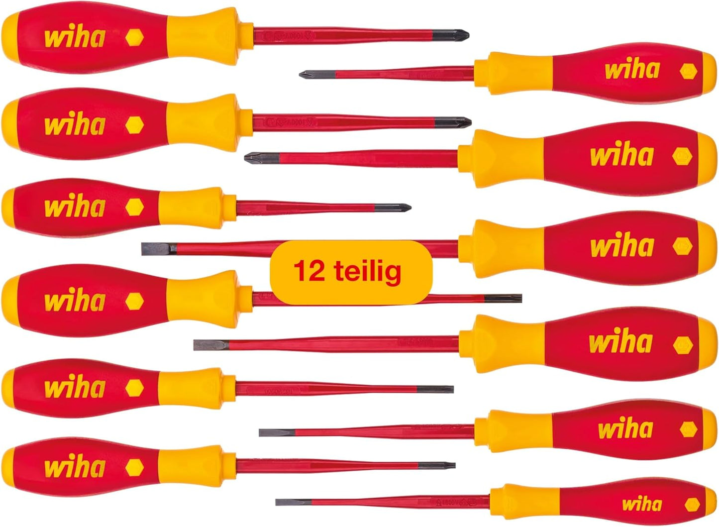 Wiha SlimFix Screwdriver Set (12 Pieces)