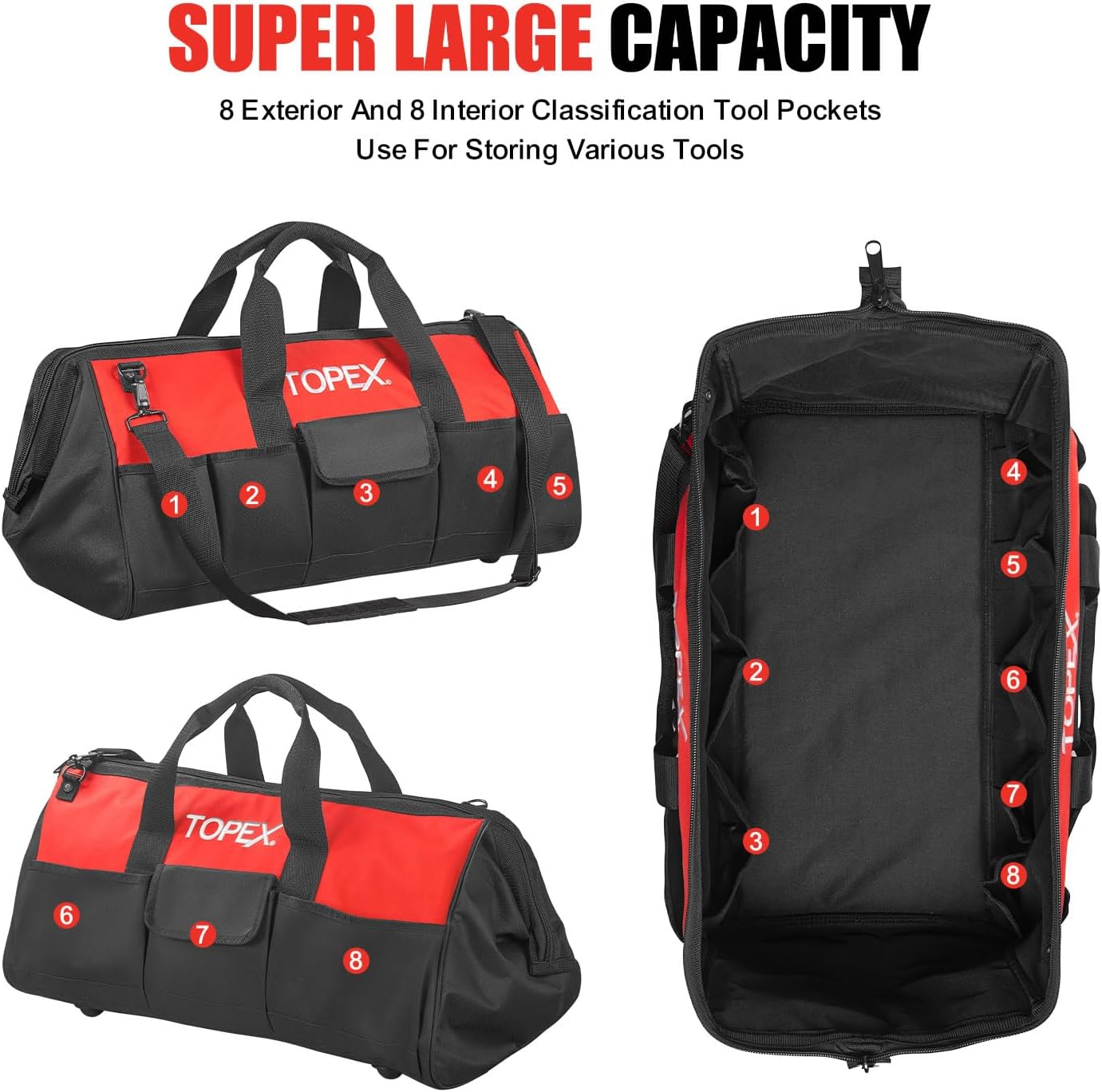 TOPEX 24 Inch Tool Bag