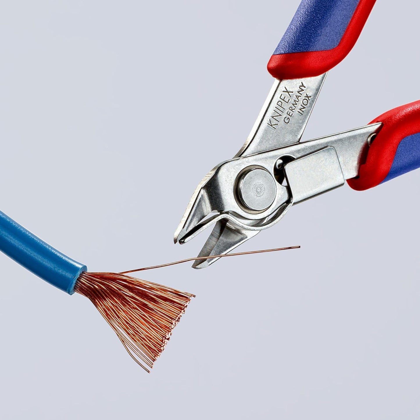 Knipex 78 06 125 SB Electronic Super Knips VDE Insulated with Multi-Component Grips, 125 mm Length