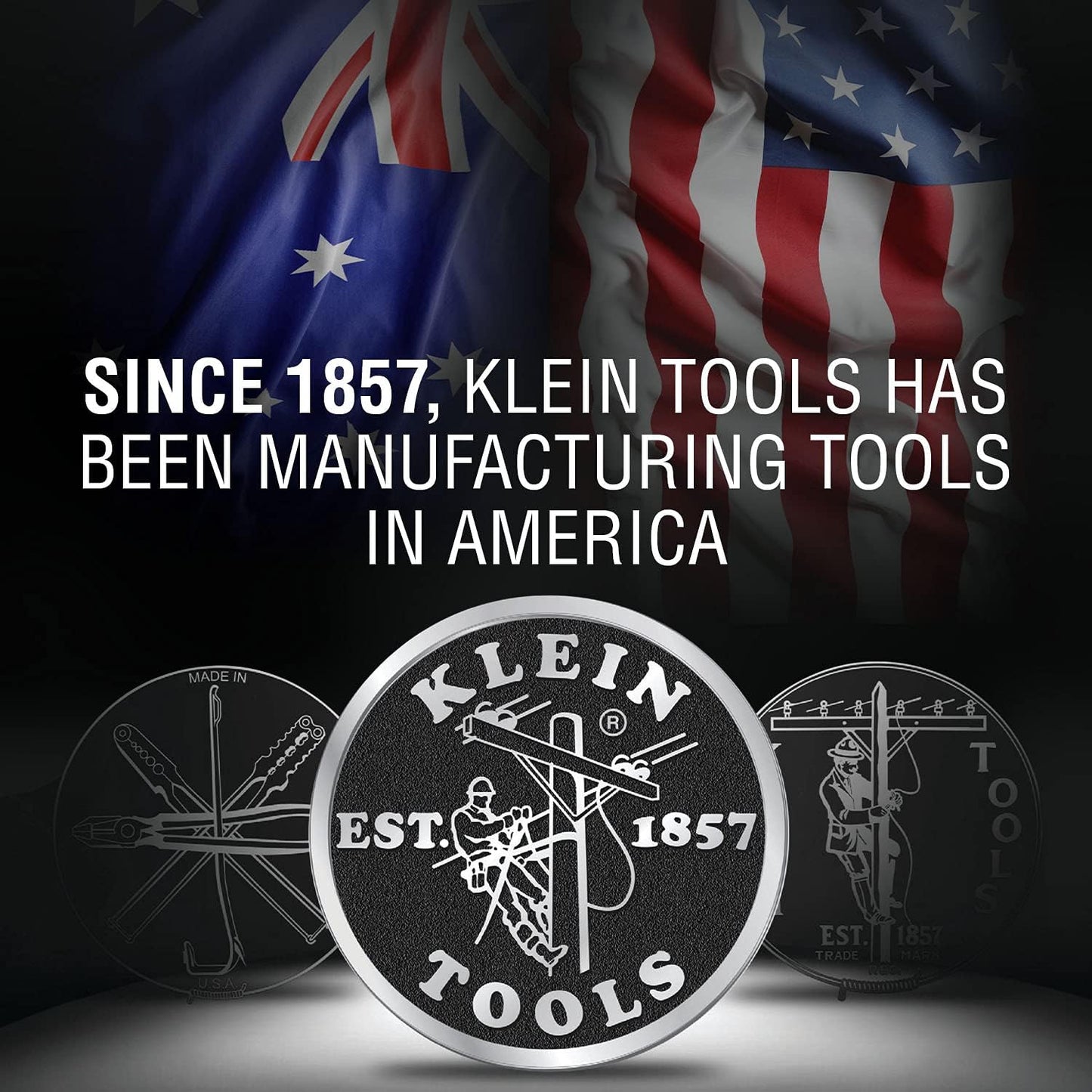 Klein Tools A-12098AEINSBP Insulated Lineman Plier & Cutting Nipper Combo Pack, 1000V Rated, IEC & ASTM Certified, Comfort Grip with Thumbguard, For Cutting ACSR, Screws, Nails and Hardened Wires