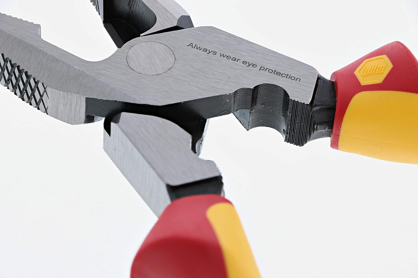 Wiha 32948 Insulated Industrial NE Style Lineman’s Pliers with Crimpers 9.5"