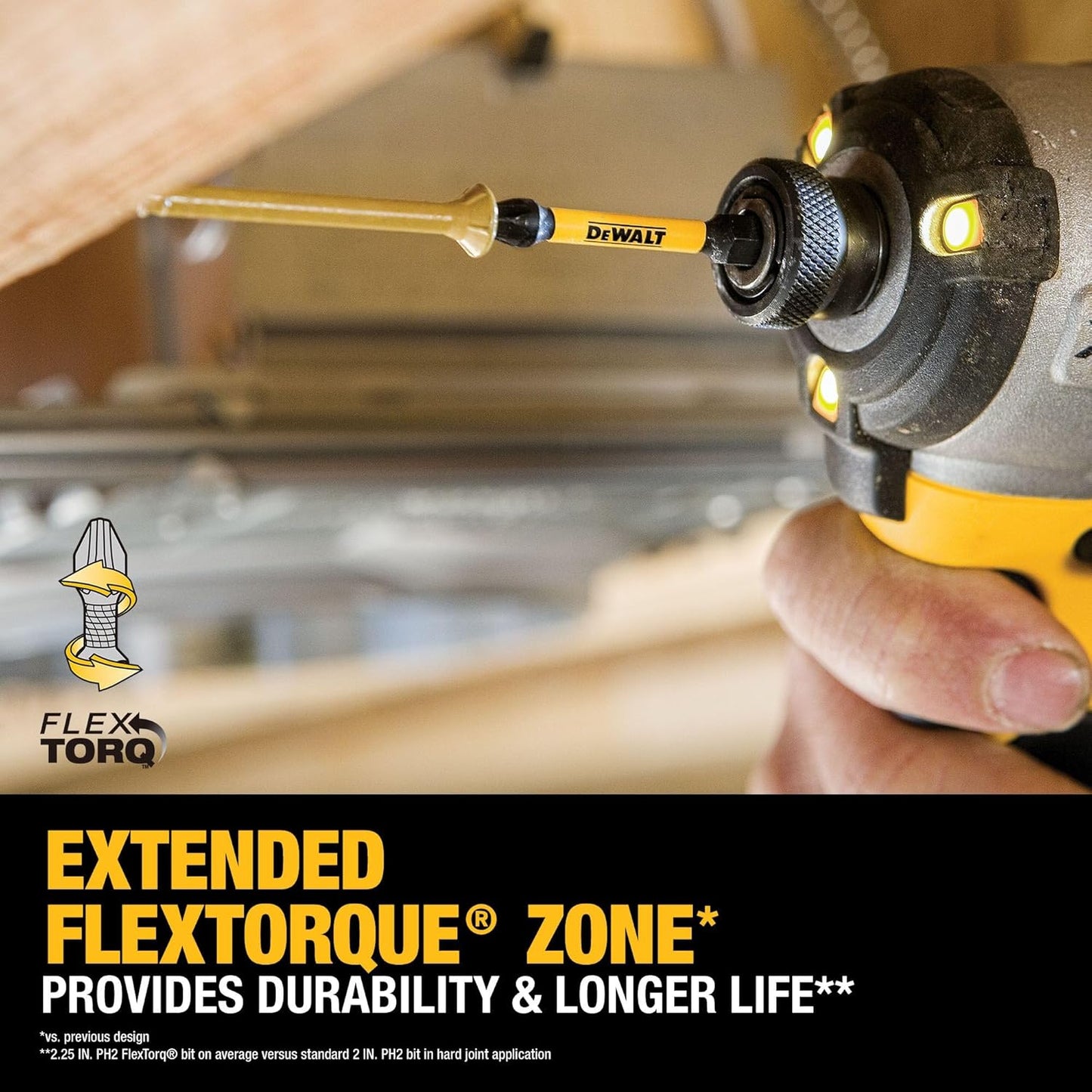 DEWALT DWA2T40IR IMPACT READY FlexTorq Screw Driving Set, 40-Piece