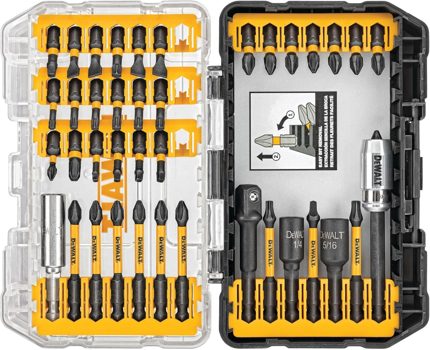 DEWALT DWA2T40IR IMPACT READY FlexTorq Screw Driving Set, 40-Piece