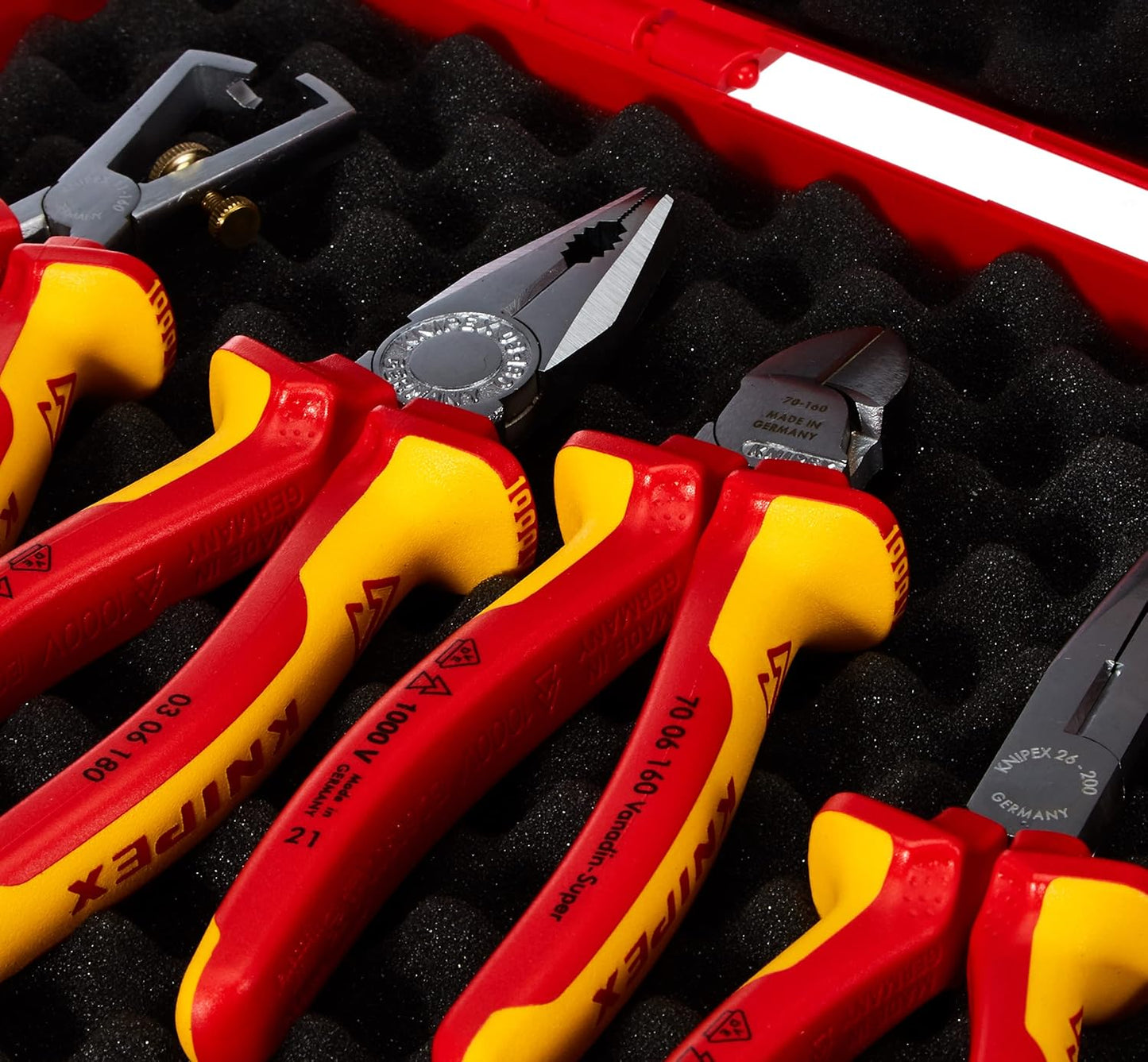 Knipex 00 20 15 1000V Insulated Compact Box 4 Pieces Set
