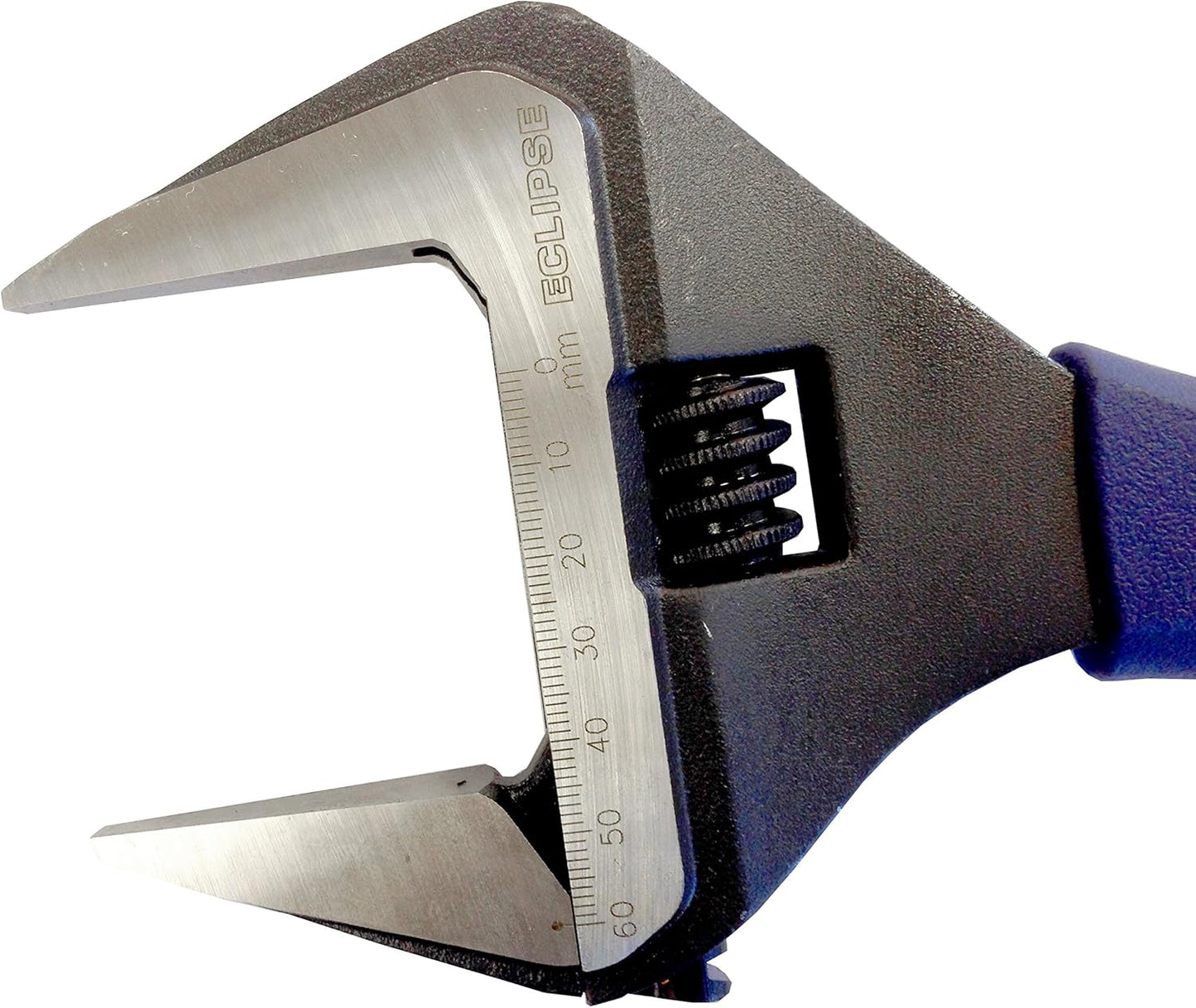 Eclipse Professional Tools ADJW12WJ 12" Adjustable Wrench with Extra Wide Jaw, Grey