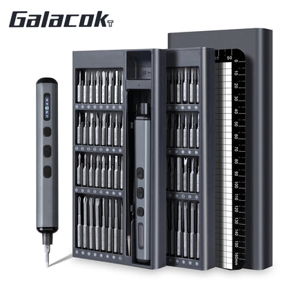 Ultimate 68-in-1 Electric Precision Screwdriver Set with 5 Adjustable Torque Settings and Magnetic Tool Storage for All Your DIY Needs