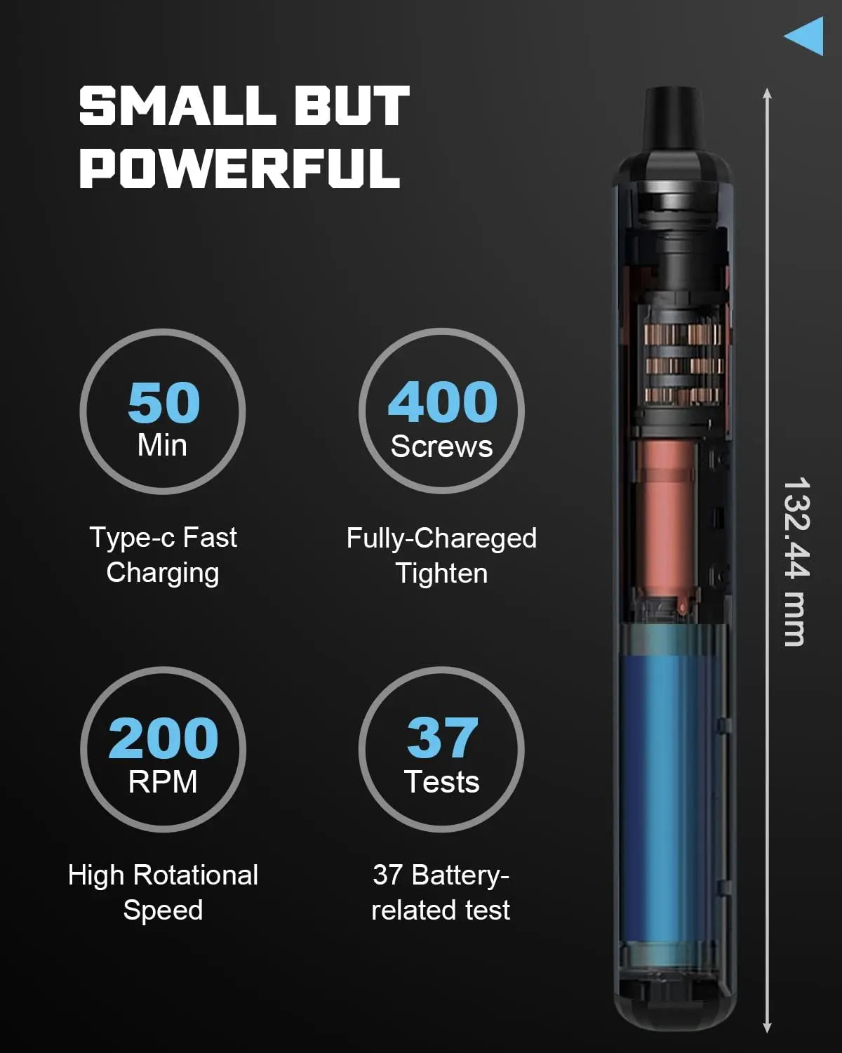 Ultimate 68-in-1 Electric Precision Screwdriver Set with 5 Adjustable Torque Settings and Magnetic Tool Storage for All Your DIY Needs