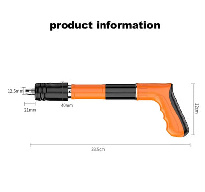 Effortless Home Improvement with the Mini Steel Nail Gun - Your Ultimate Manual Rivet Tool for Concrete and Ceiling Projects