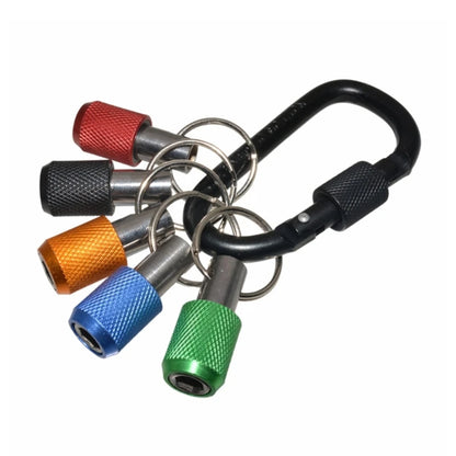 Versatile 1/4 Inch Hex Shank Screwdriver Bits Holder Extension Bar - 5 to 10 Piece Keychain Adapter for Effortless Drill Changes